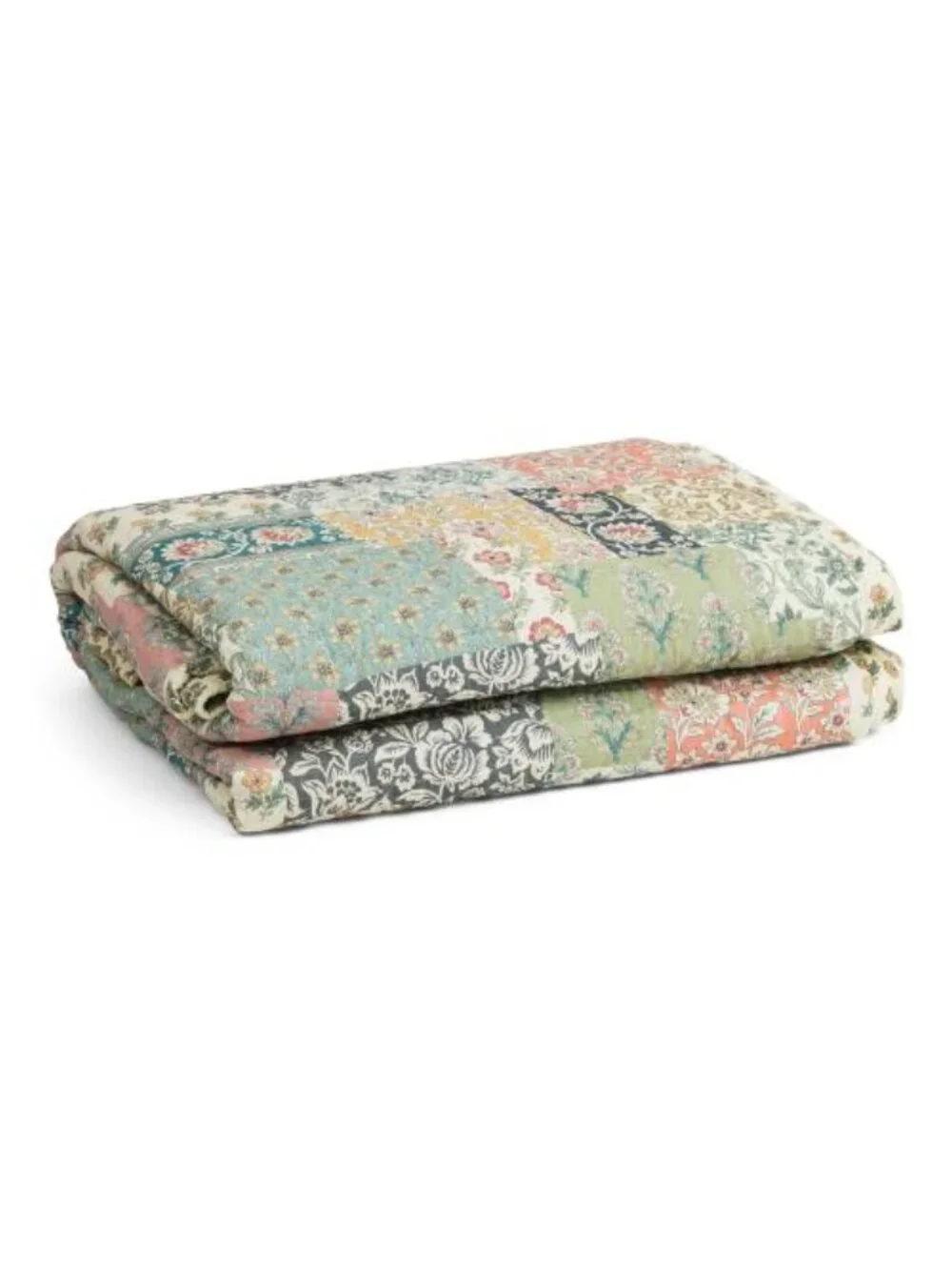 RACHEL ZOE 3pc Cotton Patchwork Quilt Set